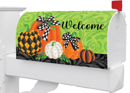 Mailbox Cover- Whimsy Pumpkin