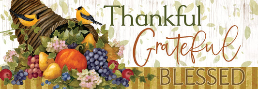 Signature Sign- Thankful Cornucopia