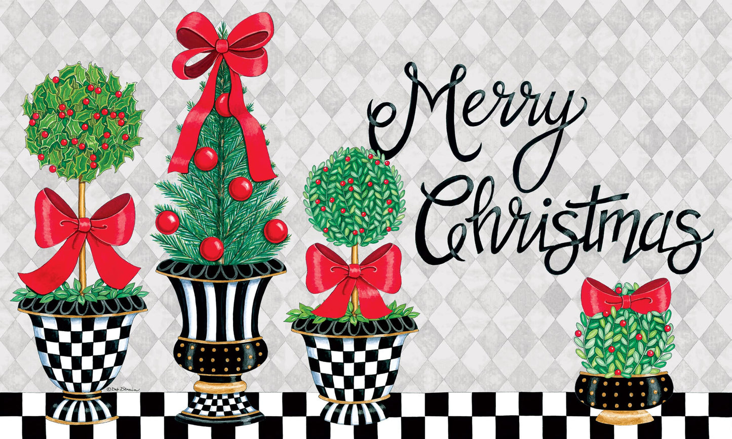 Mat- Christmas Topiary