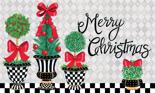 Mat- Christmas Topiary