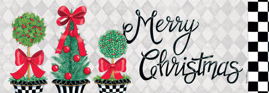 Signature Sign- Christmas Topiary
