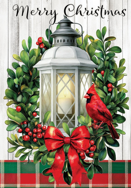 House Flag- Cardinal Lantern