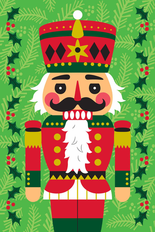 Vinyl Garden Flag- Nutcracker