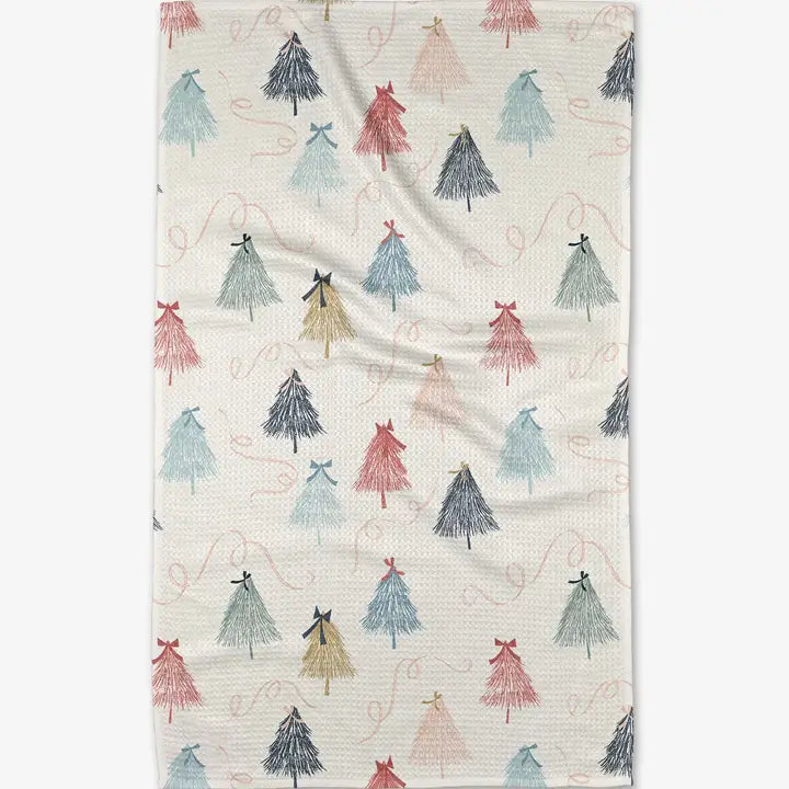 Christmas Printed Tea Towel