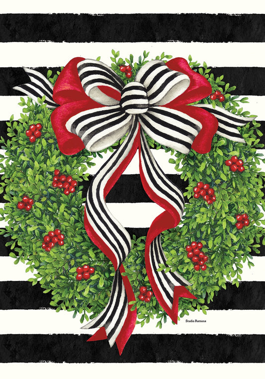 House Flag- Holiday Stripes