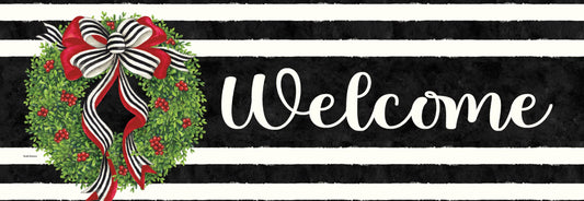 Signature Sign- Holiday Stripes