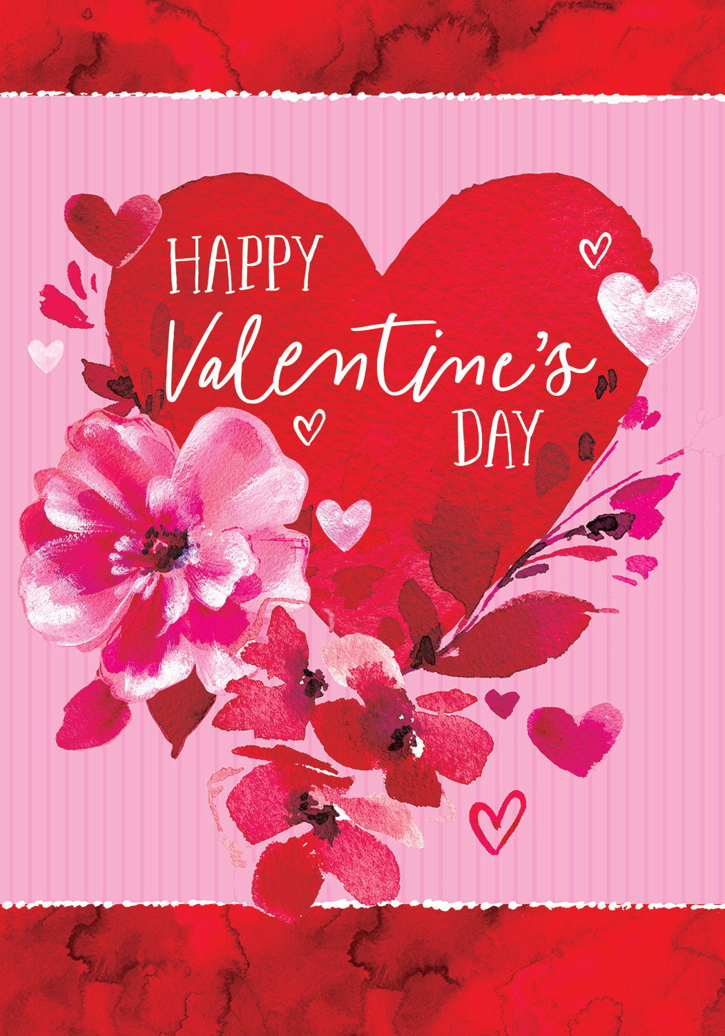 House Flag- Hearts and Flowers