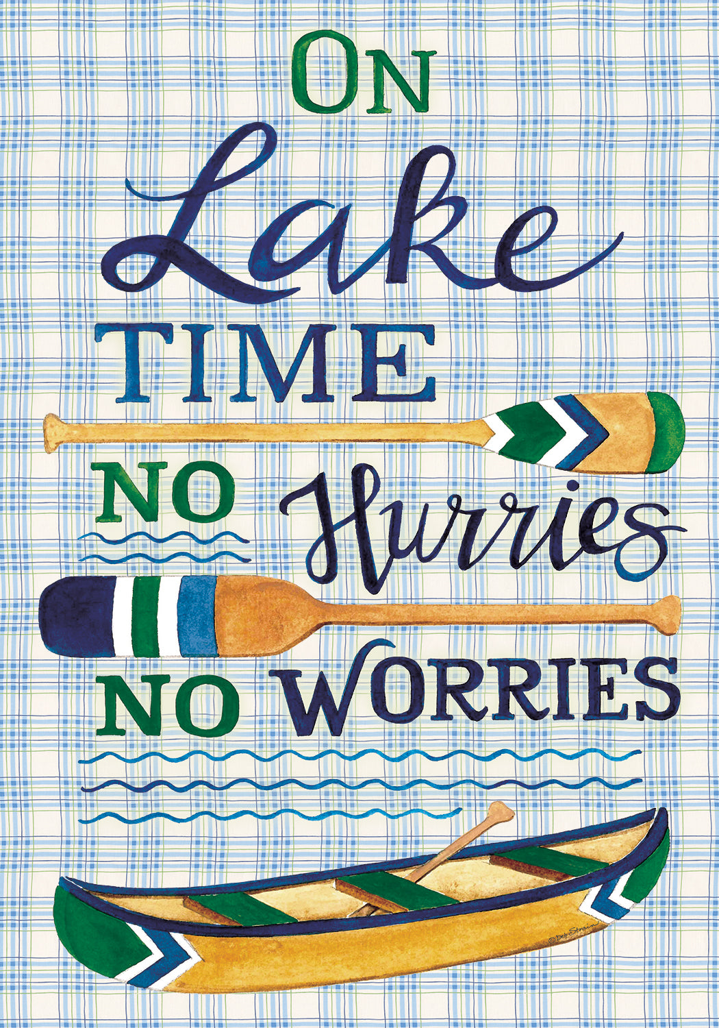 Garden Flag- No Worries