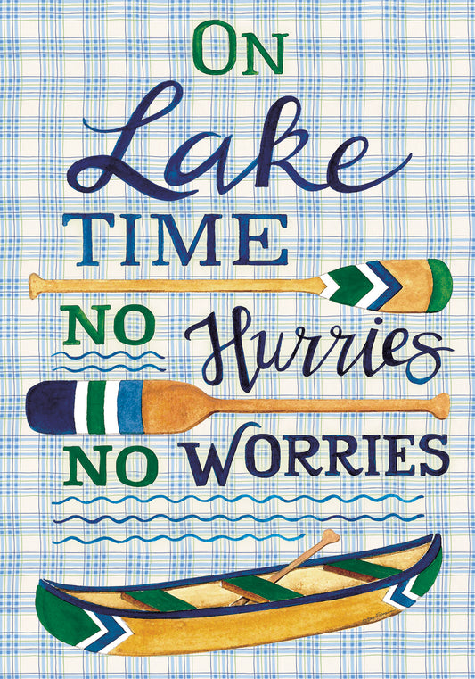 Garden Flag- No Worries