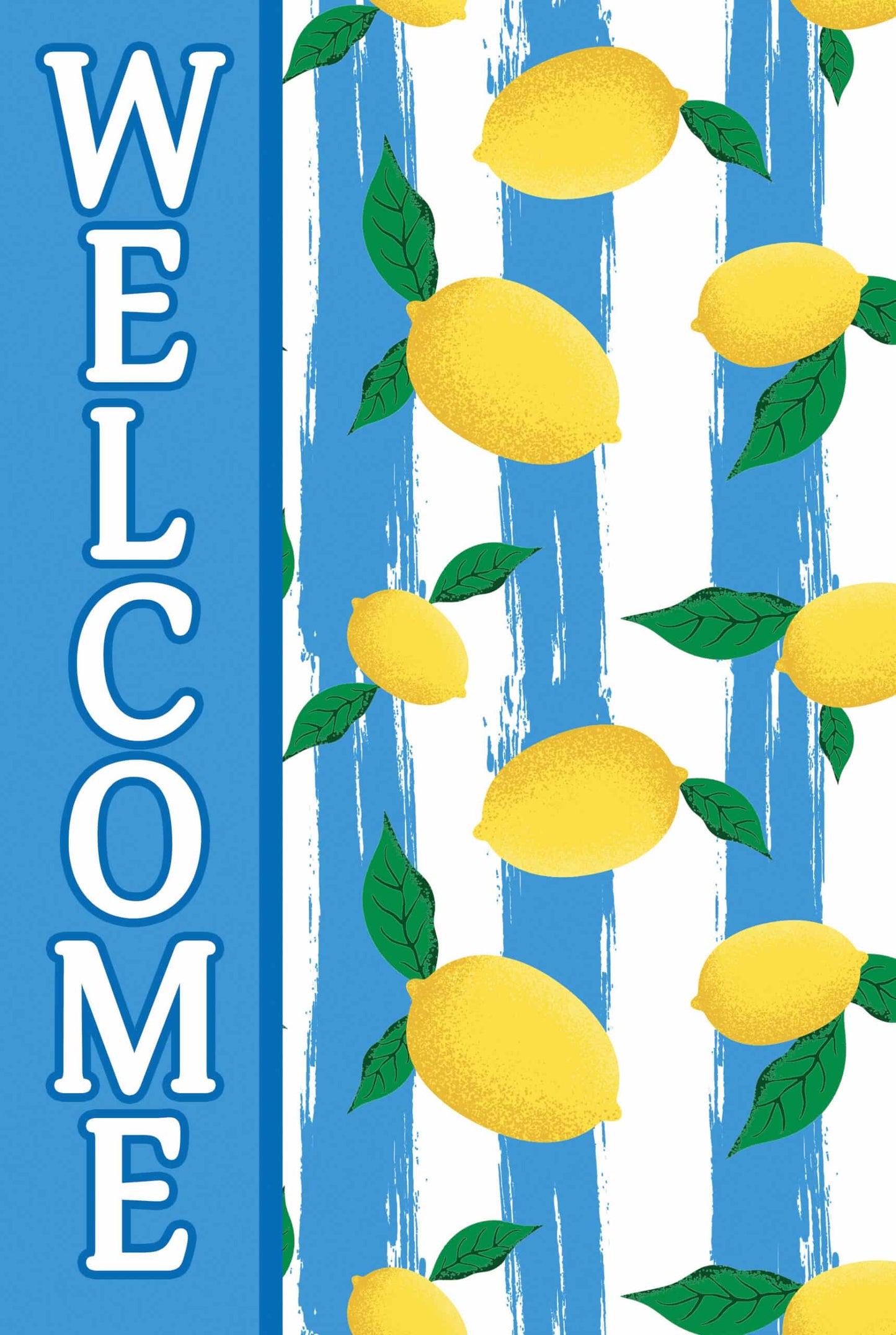 Vinyl Garden Flag- Lemons