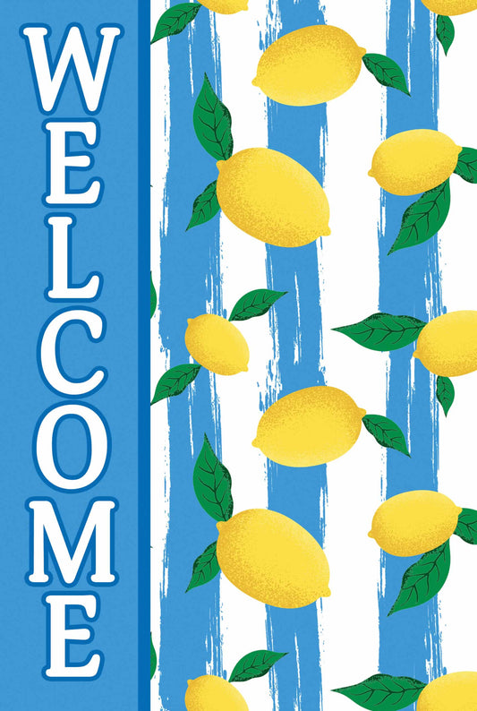 Vinyl Garden Flag- Lemons