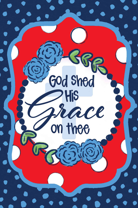 Vinyl Garden Flag- Grace