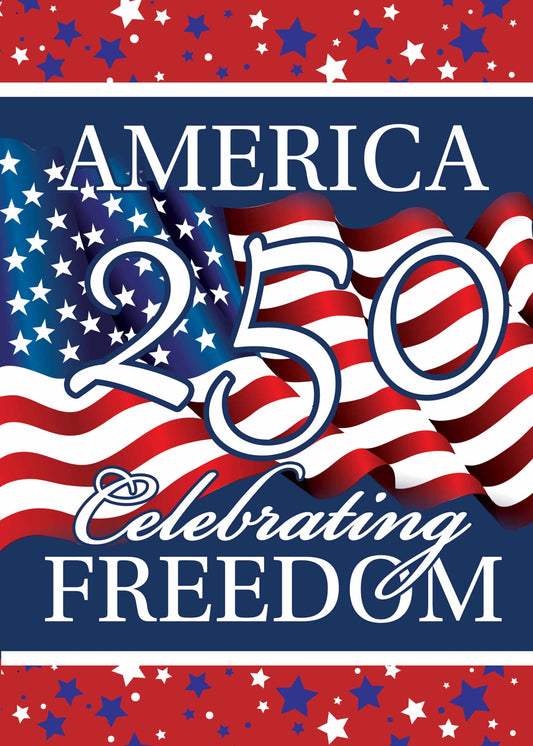 Vinyl Garden Flag- American Freedom