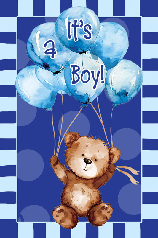 Vinyl Garden Flag- It’s A Boy