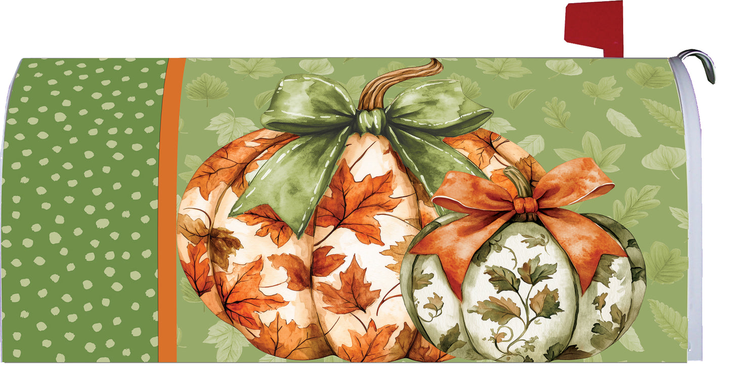 Mailbox Cover- Orange & Green Stack