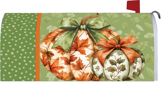 Mailbox Cover- Orange & Green Stack