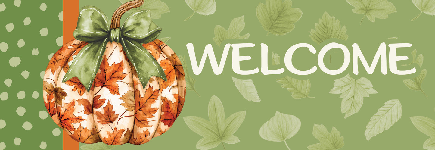 Signature Sign- Orange & Green Stack