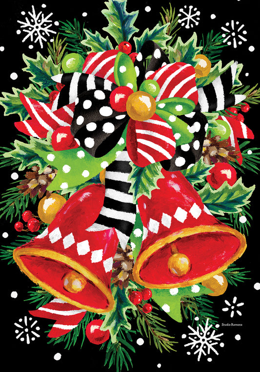Garden Flag- Christmas Bells