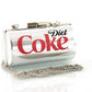 Officially Licensed Diet Coke Can Bag Metallic Silver