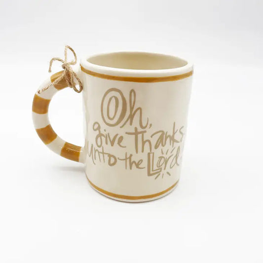 Oh Give Thanks Mug