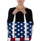 Stars and Stripes USA Flag Canvas Tote Bag