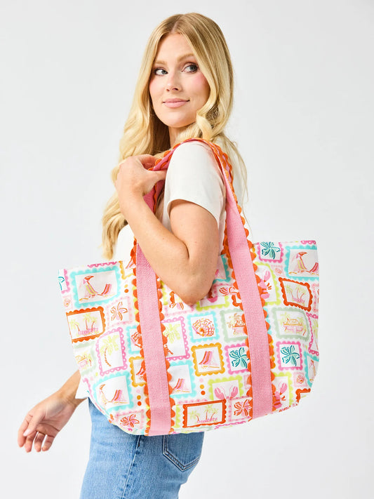 Capri Happy Place Carryall Tote Bag