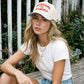 Gingham UNITED STATES OF AMERICA on Two Tone Trucker Hat
