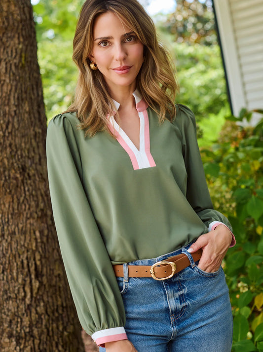 Tricia Long Sleeve Fern Top