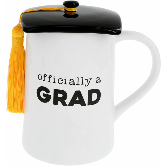 Gradution Mug With Lid- 17oz