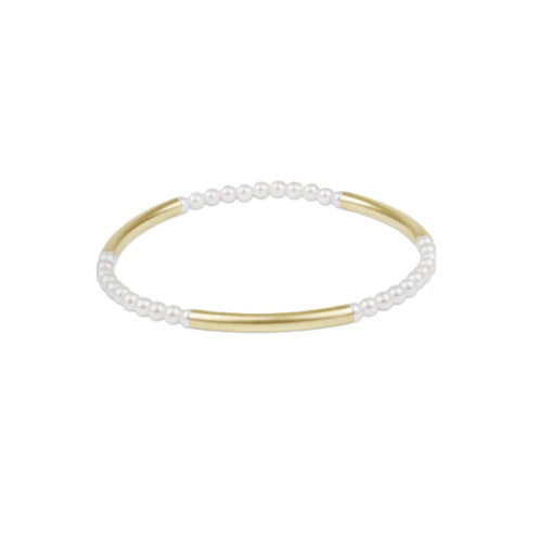 Enewton - Bliss Bar Pattern Pearl 3mm Bracelet