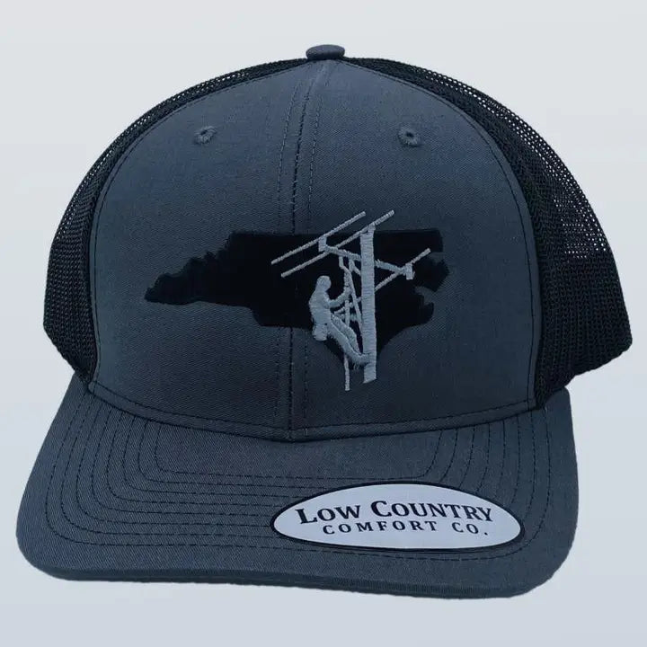 North Carolina Lineman- Charcoal/Black Hat