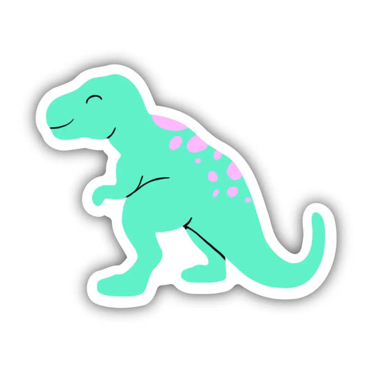 Green T-Rex Vinyl Sticker