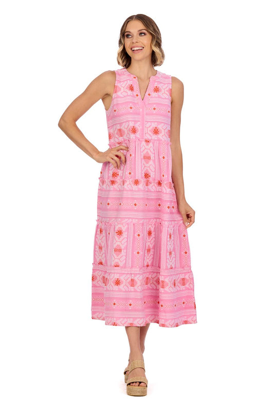 Burke Jacquard Midi Dress