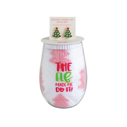 Holiday Wine Cup Gift Set