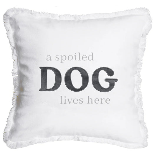 Spoiled Dog 18" Throw Pillow Cover