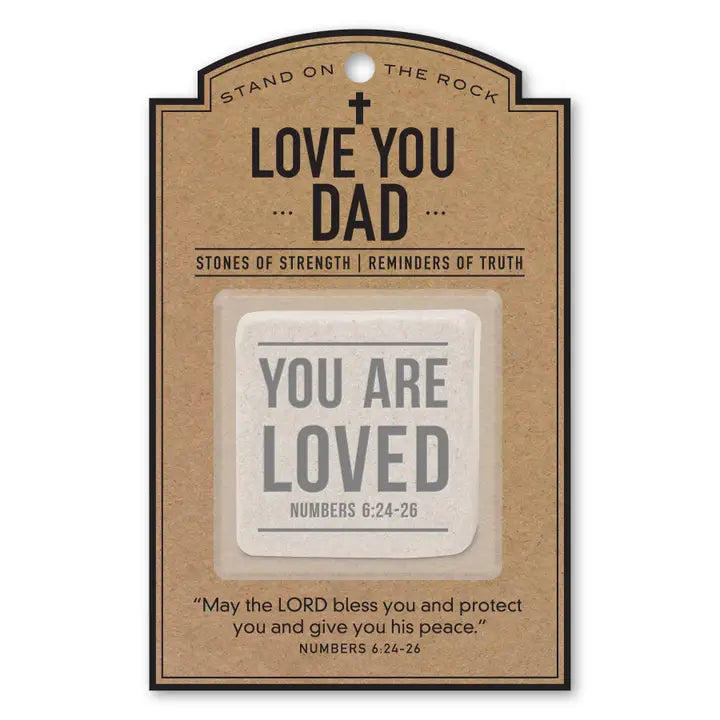 Stone on Designed Card