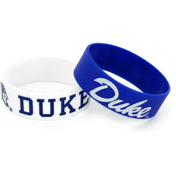 Duke College 2 pack of silicone bracelets 