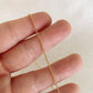 18k Gold Filled 1.0mm Ball Chain Diamond Cut Thin