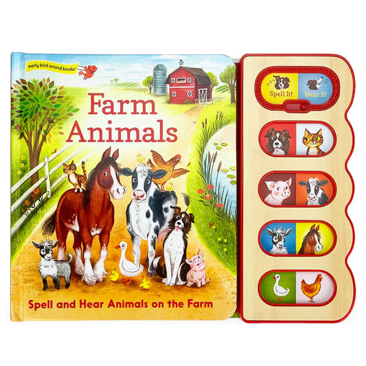 Farm Animals - Hear It, Spell It Book