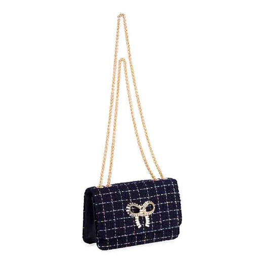 Navy Roa Shoulder Bag