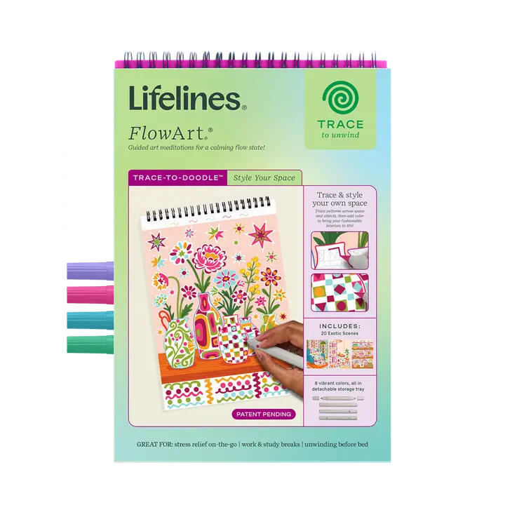 FlowArt® - Trace-To-Doodle- Style Your Space