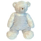 Teddy Bear with Striped Overalls