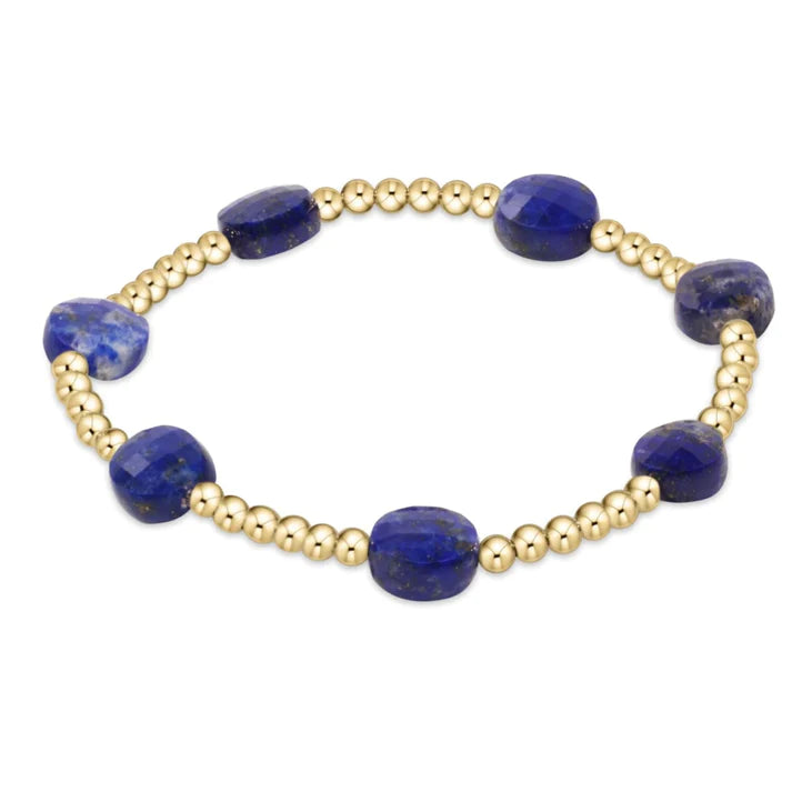 Admire Gold 3mm Bead Bracelet-Gemstone