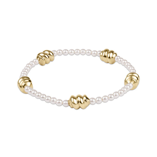 Enewton - Admire Gold 3mm Pearl Bracelet