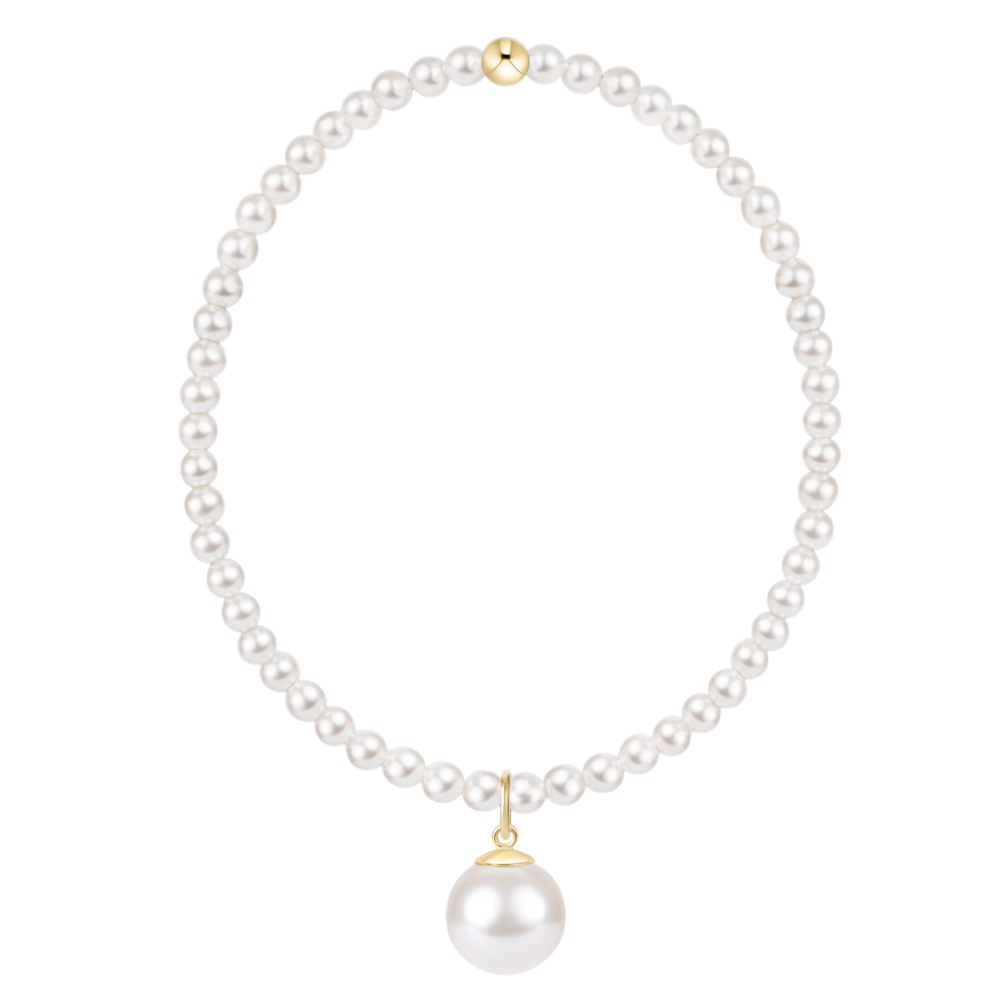 Enewton - Classic Pearl 3mm Bead Bracelet- Charms