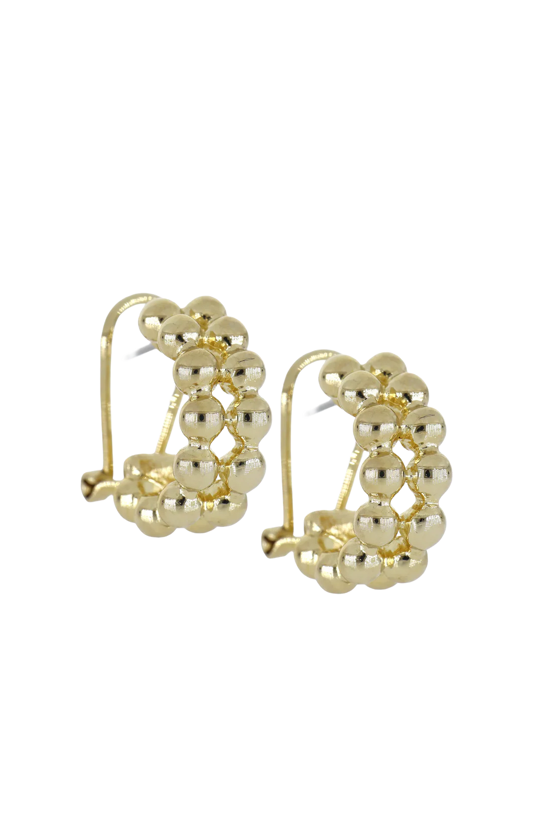 Beaded Collection 2 Row Clip Post Earrings