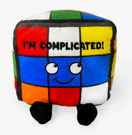 "I'm Complicated" Plush Puzzle Cube
