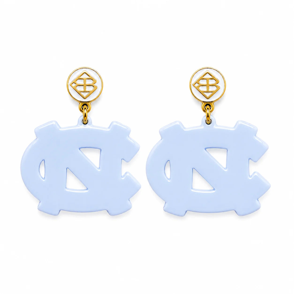 North Carolina Blue Logo Earrings