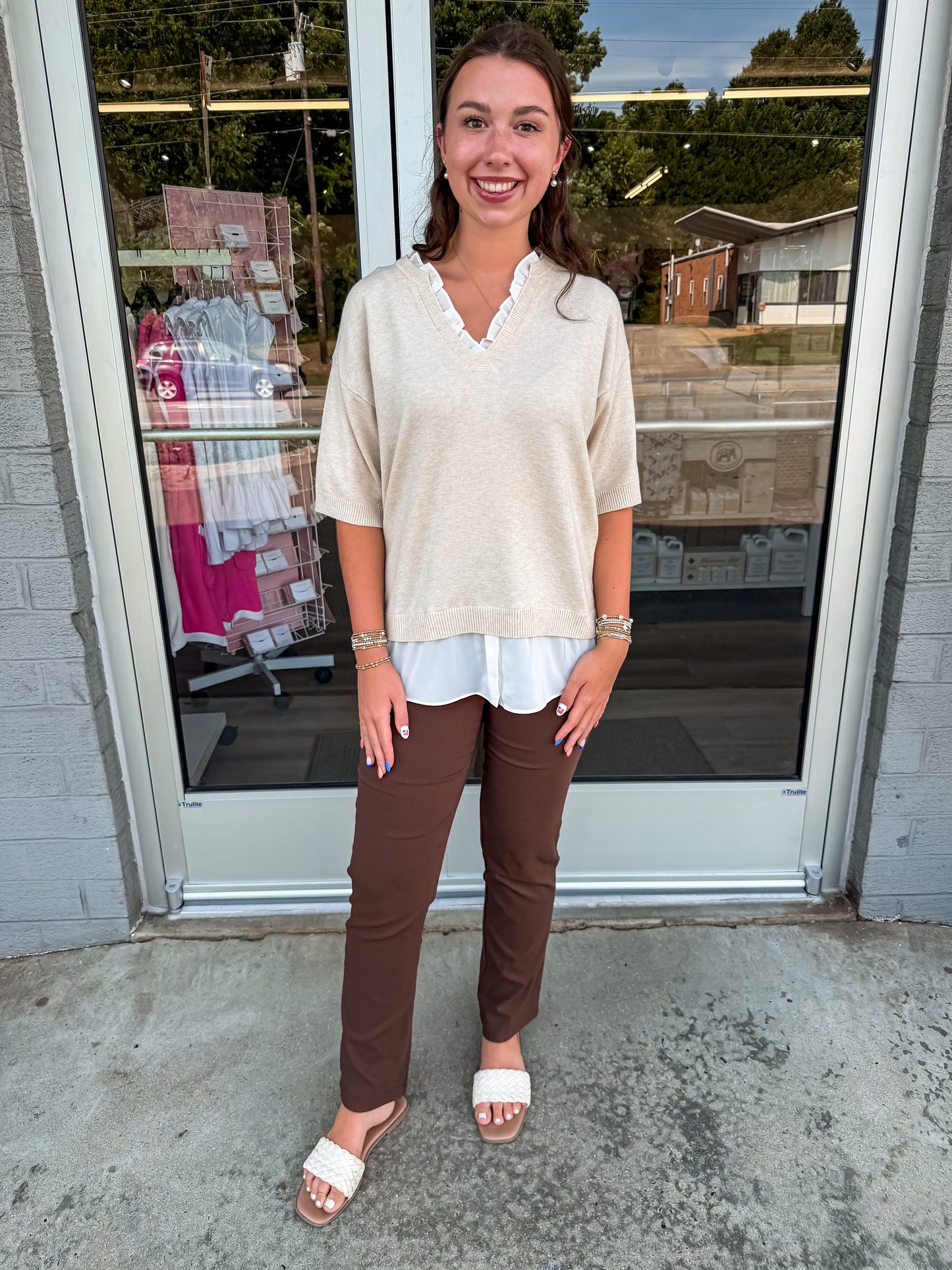 Ember Layered Knit Top
