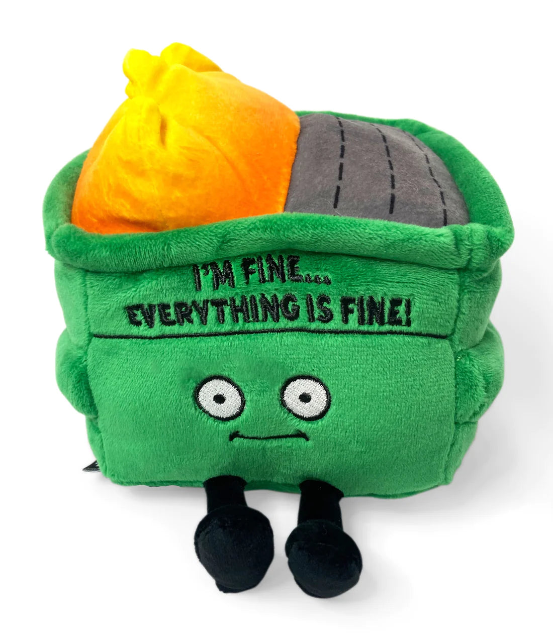 I'm Fine - Everything is Fine Plush Dumpster Fire